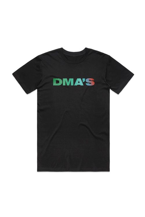 Gradient Logo Black Tshirt by DMA'S