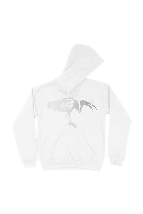 Silver Ibis White Pullover Hood by DMA'S
