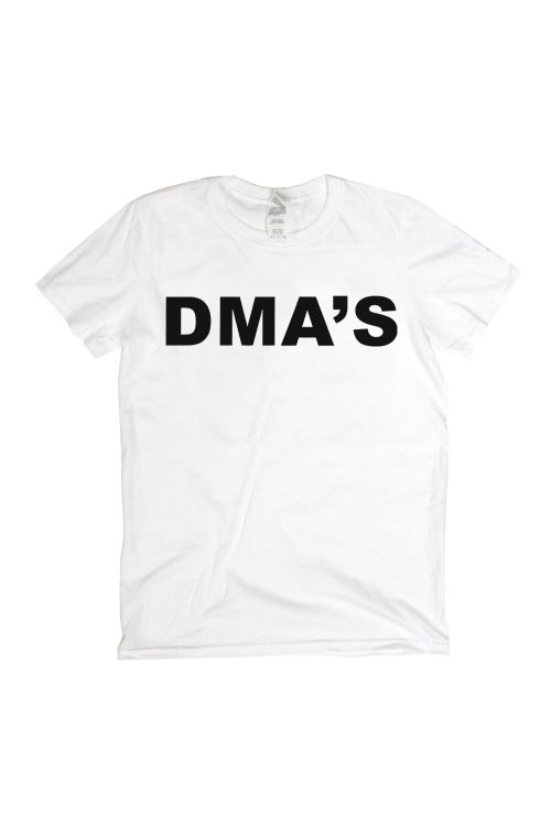 White T Shirt Album Font by DMA'S