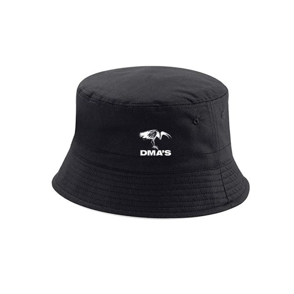 THE GLOW - Black Bucket Hat (White Ibis)